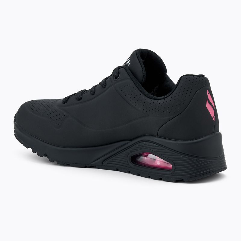 Дамски обувки SKECHERS Uno Dripping In Love black/pink 3