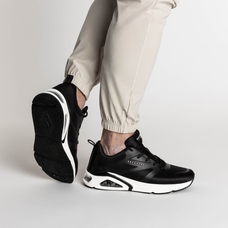 SKECHERS Tres-Air Uno Revolution-Airy черни/бели мъжки обувки 2