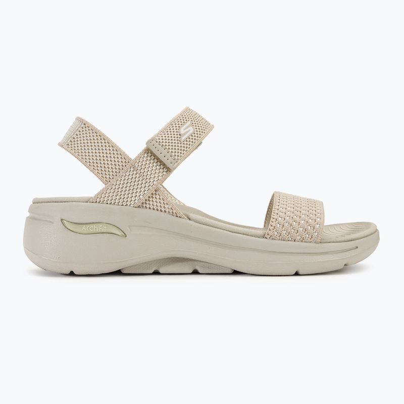 Дамски сандали SKECHERS Go Walk Arch Fit Polished beige 2