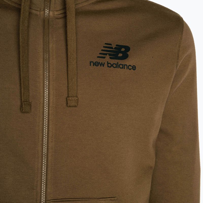 Мъжки New Balance Essentials Stacked Logo French darkearth суитшърт 7