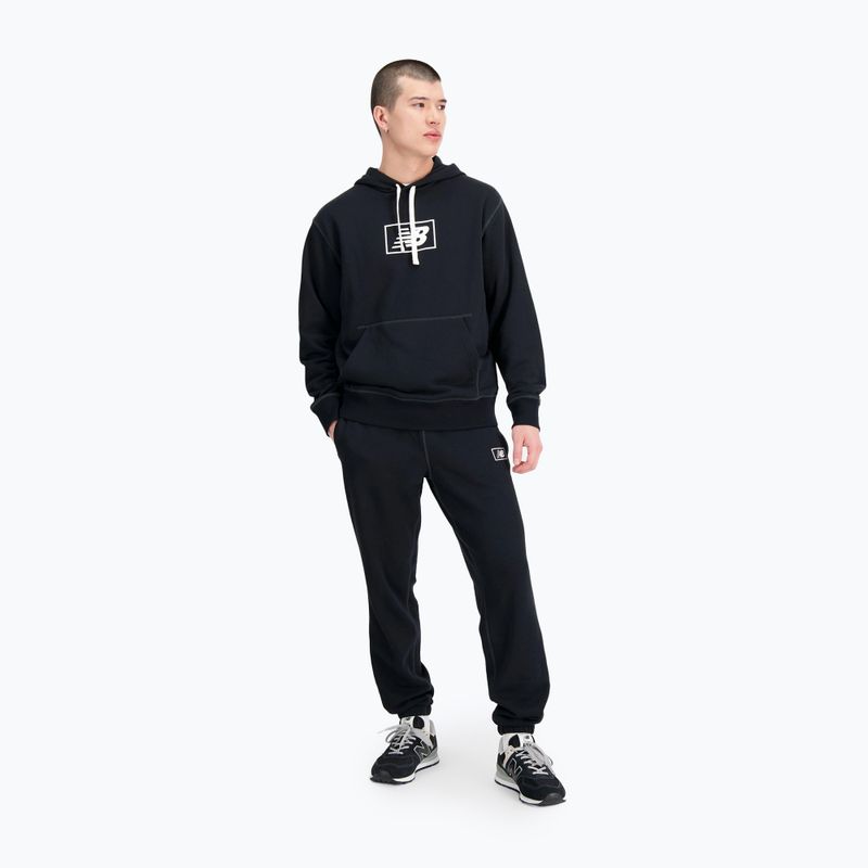 Мъжки суитшърт New Balance Essentials Hoodie black 2