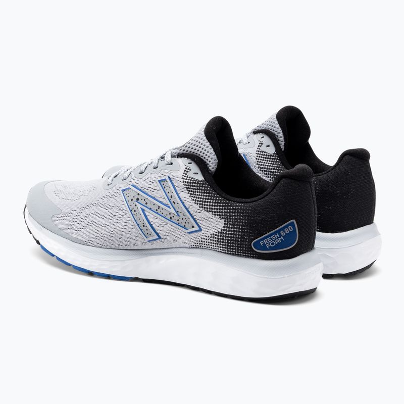 Мъжки обувки за бягане New Balance M680V7 aluminium grey 3