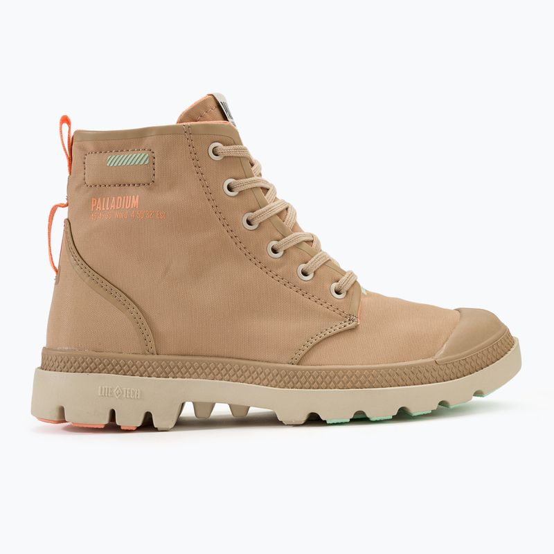 Palladium Pampa Lite+ Hi бежови ботуши с тен 2