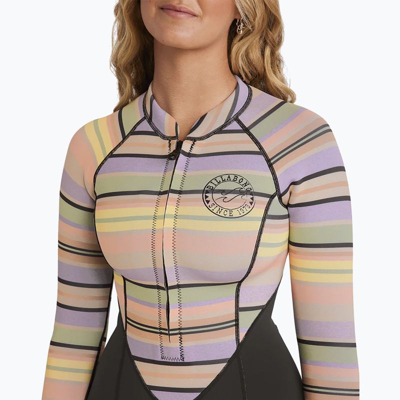 Дамски неопренов костюм за плуване  Billabong 2/2 mm Salty Dayz Natural Spring Black Multi 5