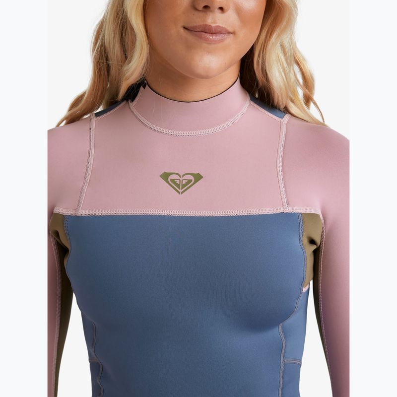 Дамски неопренов костюм за плуване ROXY 2/2 mm Prologue+ LS Springsuit Flock ash 5