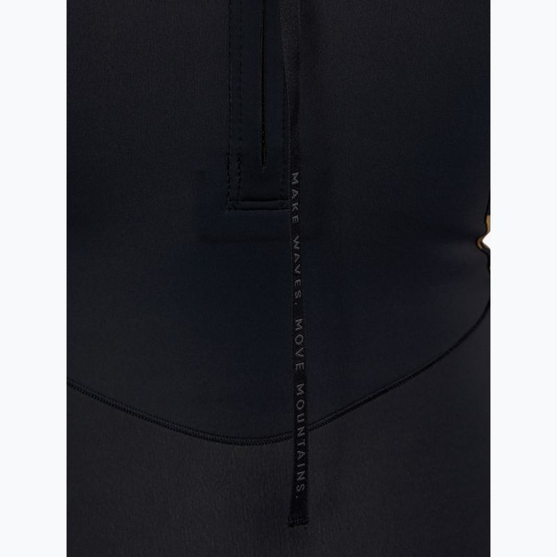 Дамски неопренов костюм за плуване ROX 2,0 mm Swell Natural Back Zip SS Springsuit black floral 5