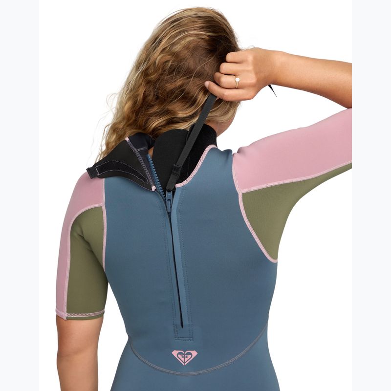 Дамски неопренов костюм за плуване ROXY 2/2 mm Prologue+ SS Springsuit Flock ash 4