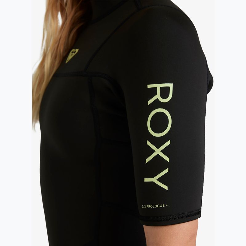 Дамски неопренов костюм за плуване ROXY 2/2 mm Prologue+ SS Springsuit Flock black 8