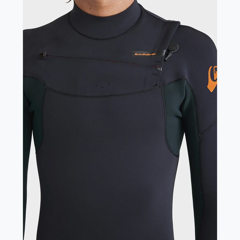 Мъжки неопренов костюм за плуване Quiksilver Everyday Sessions 3/2 mm Chest Zip jade 4