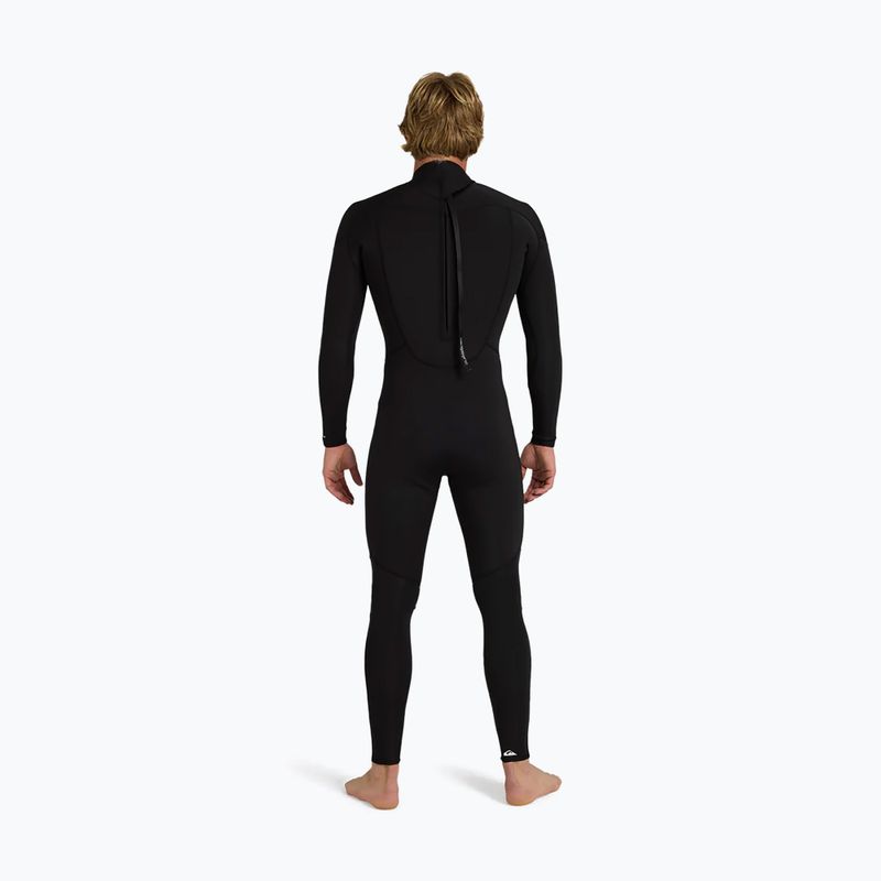 Мъжки неопренов костюм за плуване Quiksilver Prologue+ 3/2 mm Back Zip Flatlock black 2