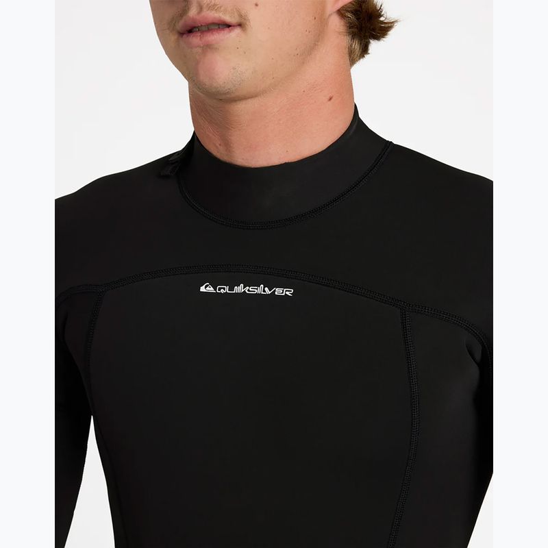 Мъжки неопренов костюм за плуване Quiksilver Prologue+ 3/2 mm Back Zip Flatlock black 4