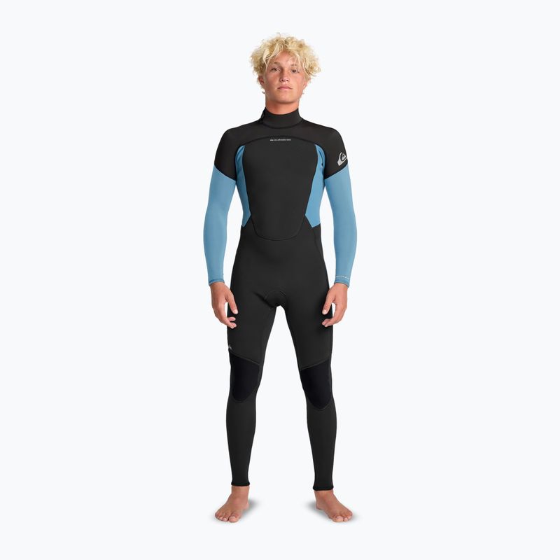 Мъжки неопренов костюм за плуване Quiksilver Prologue+ 4/3 mm Back Zip GBS cloud blue