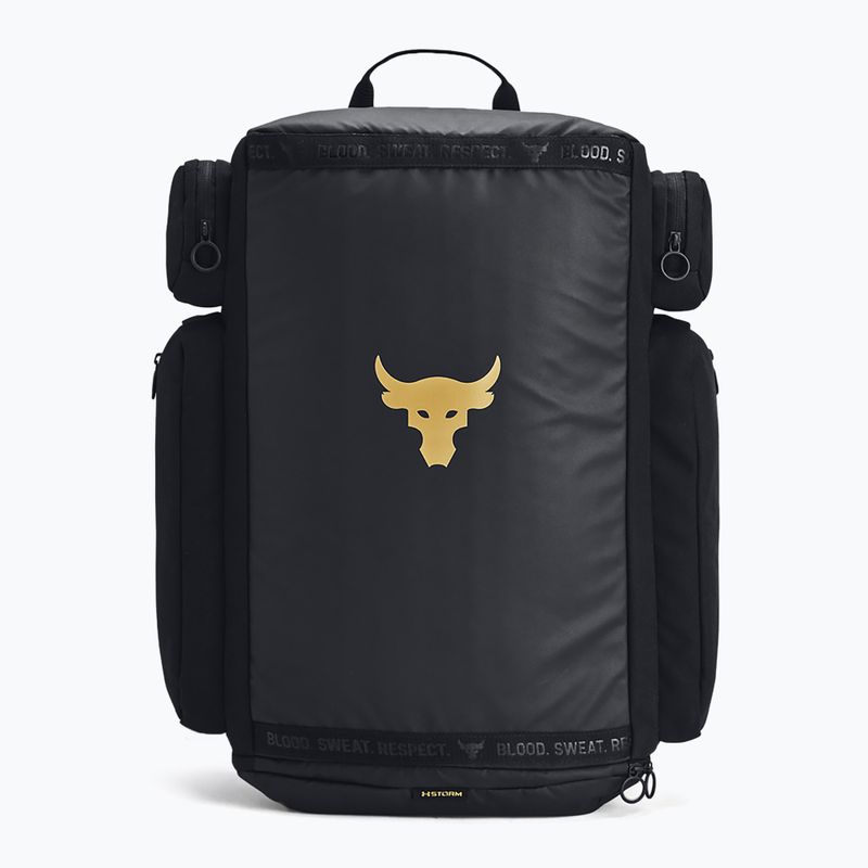 Мъжка туристическа раница Under Armour Project Rock black/black/metallic gold