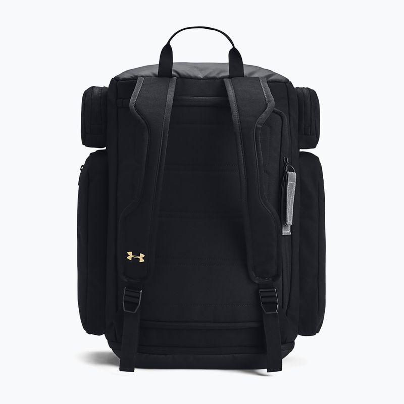 Мъжка туристическа раница Under Armour Project Rock black/black/metallic gold 2