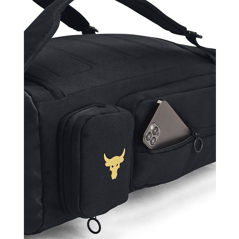 Мъжка туристическа раница Under Armour Project Rock black/black/metallic gold 6