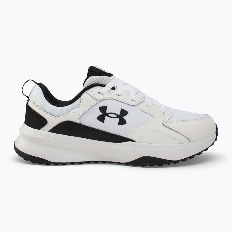 Мъжки обувки за тренировка Under Armour Charged Edge бяло/бяло/черно 2