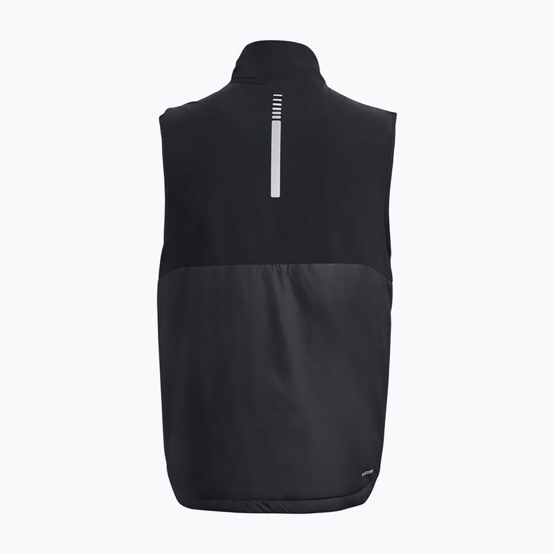 Мъжки елек за бягане Under Armour Storm Session Run Vest black/reflective 2