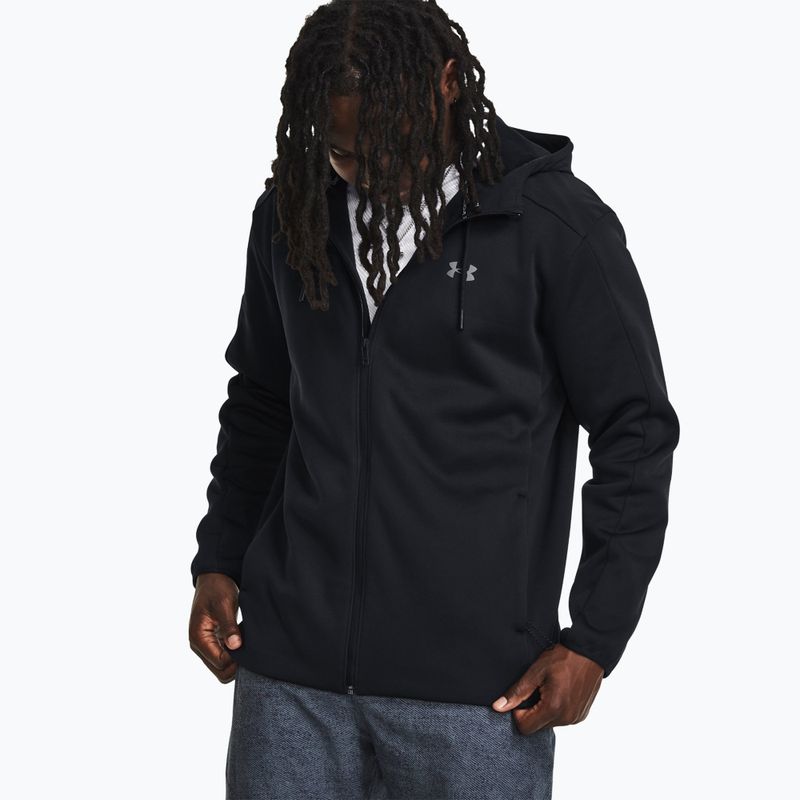 Мъжко яке за тренировки Under Armour Essential Swacket black/pitch gray