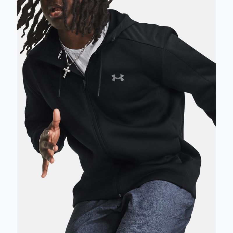 Мъжко яке за тренировки Under Armour Essential Swacket black/pitch gray 7