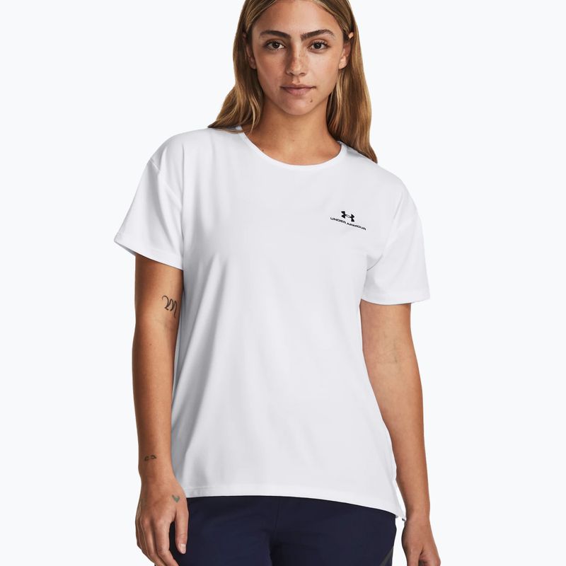 Under Armour Rush Energy 2.0 дамска тениска за тренировки бяло/черно