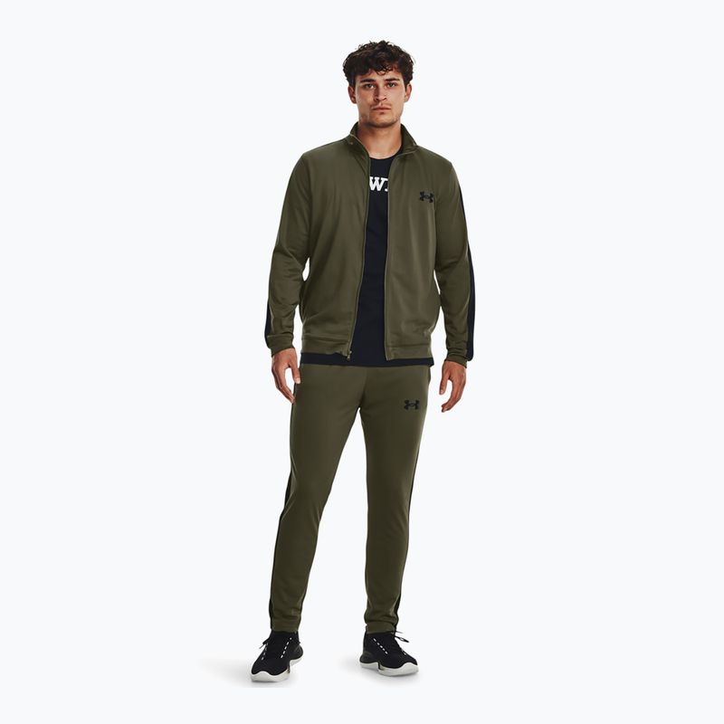 Мъжки спортен костюм Under Armour UA Knit Track Suit marine green/black/black