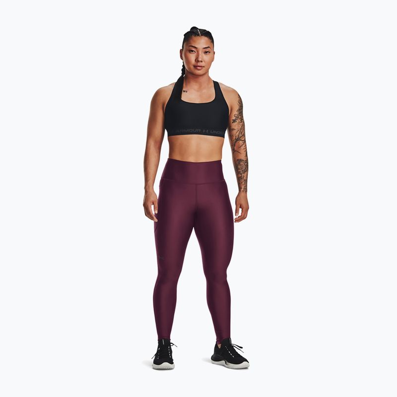 Дамски клин за тренировка Under Armour HG Armour HiRise dark maroon/black 2