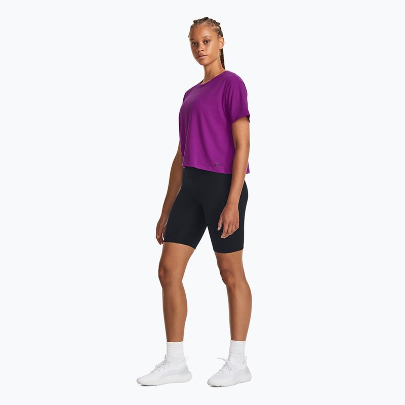 Under Armour Motion SS дамска тениска mystic magenta/black 2