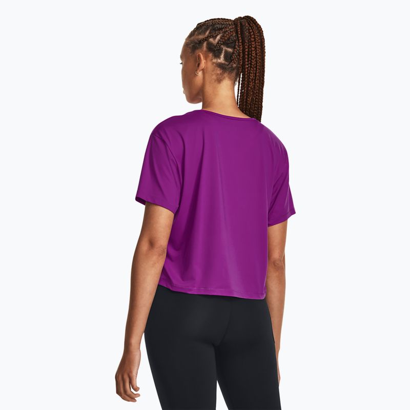 Under Armour Motion SS дамска тениска mystic magenta/black 3