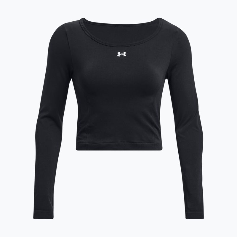 Under Armour Train Seamless черен/бял дамски тренировъчен анцуг с дълъг ръкав 4