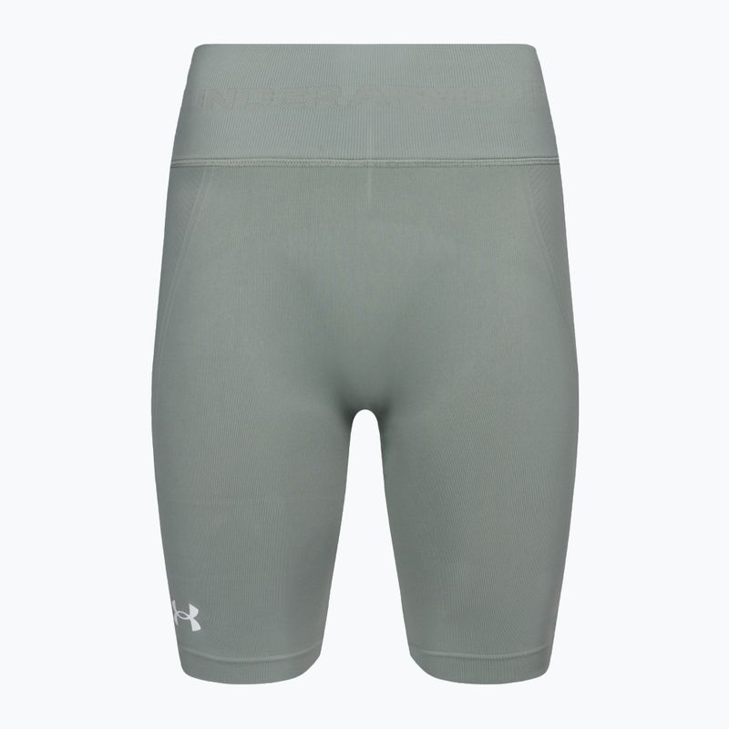 Under Armour Train Seamless grove green/white дамски шорти за тренировка 5