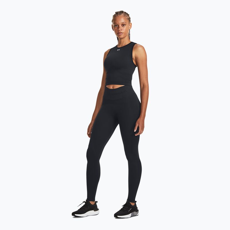 Дамски тренировъчен потник Under Armour Vanish Seamless black/white 2