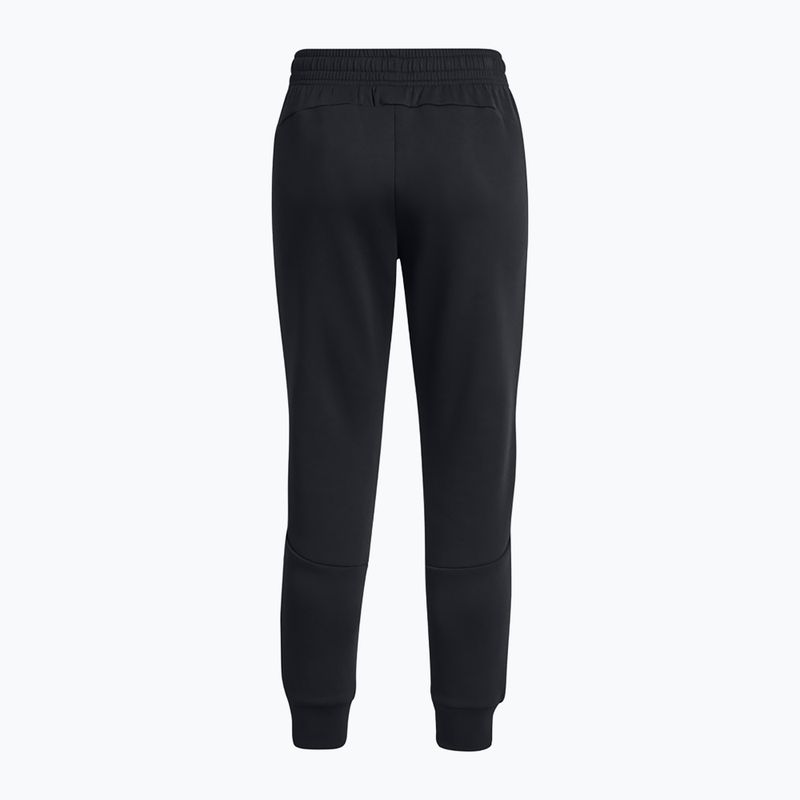 Дамски панталони Under Armour Unstoppable Fleece Jogger black/black 7