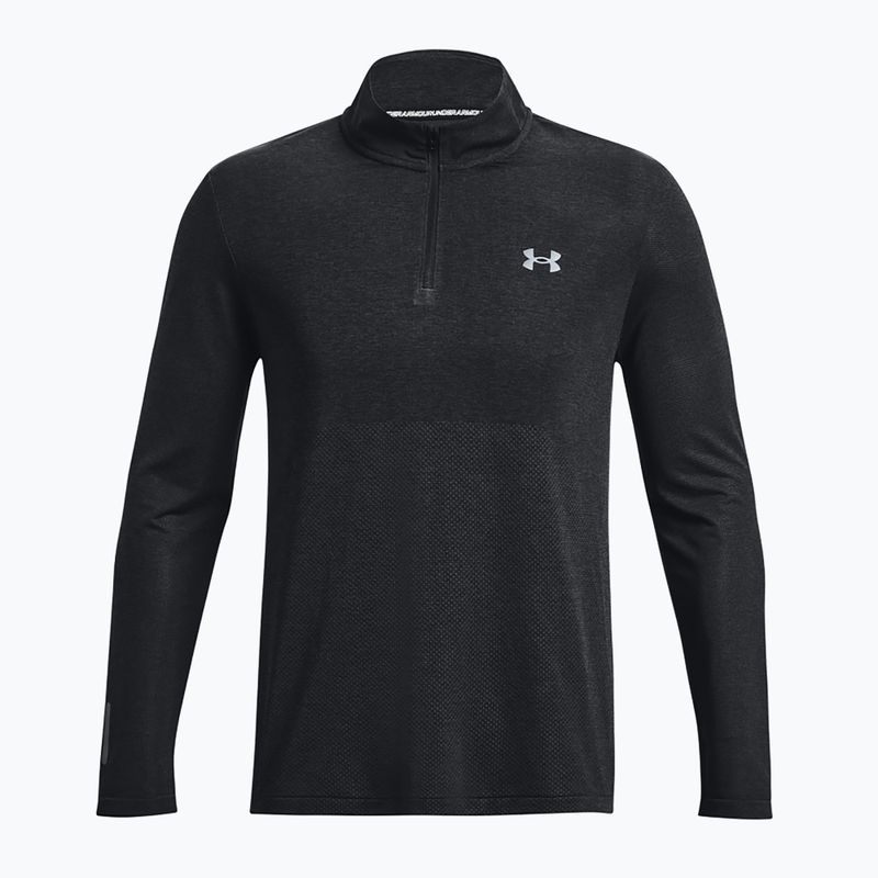 Мъжки Under Armour Seamless Stride 1/4 Zip black/reflective бягане с дълъг ръкав 4