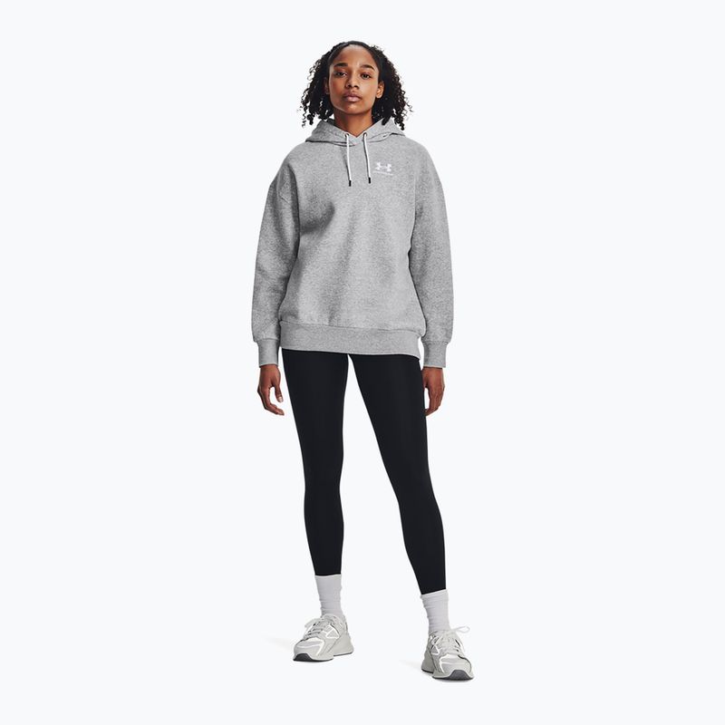 Дамски суитшърт Under Armour Icon Fleece Hoodie mod grey light heather/white 2