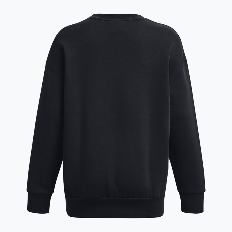Under Armour дамски суитшърт Icon Fleece Crew black/white 6