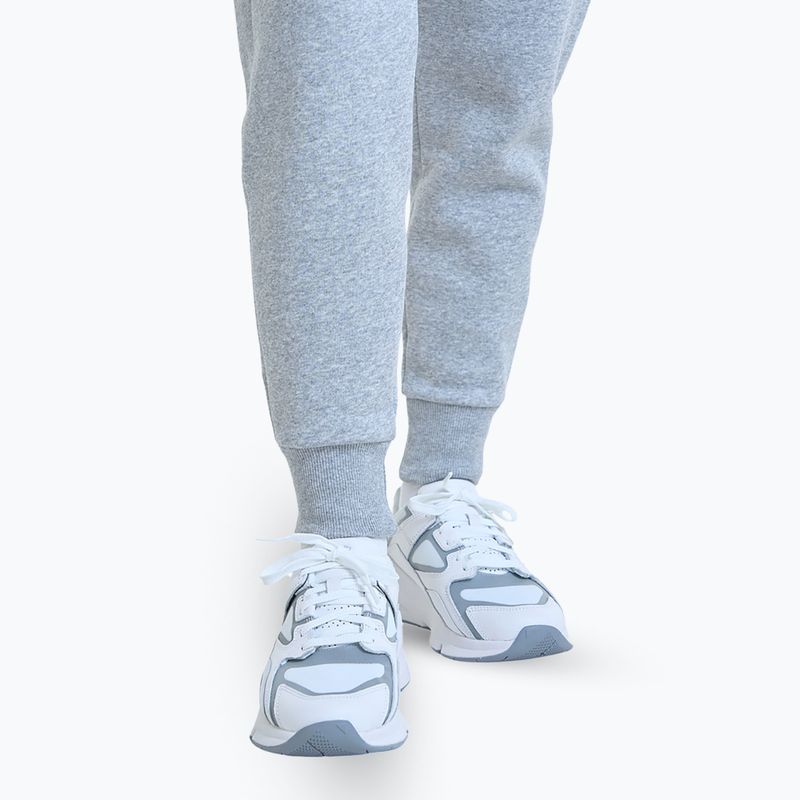 Under Armour дамски панталони Rival Fleece Joggers mod gray light heather/white 5