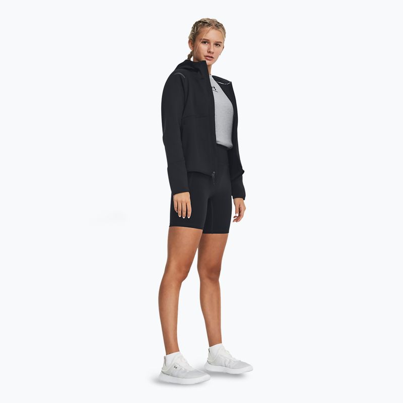 Дамски суитшърт Under Armour Unstoppable Fleece FZ black/black 2
