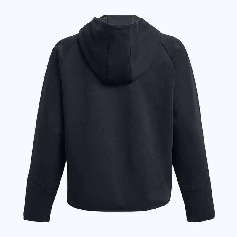 Дамски суитшърт Under Armour Unstoppable Fleece FZ black/black 6