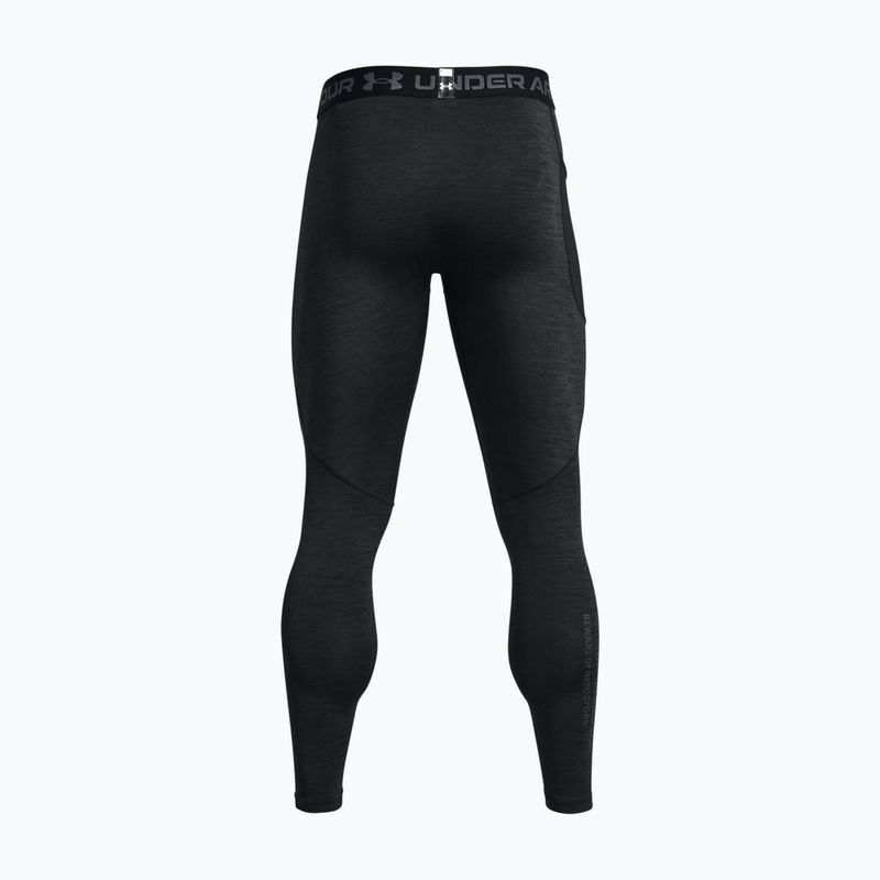 Мъжки клинове за тренировка Under Armour ColdGear Twist black/pitch gray 6