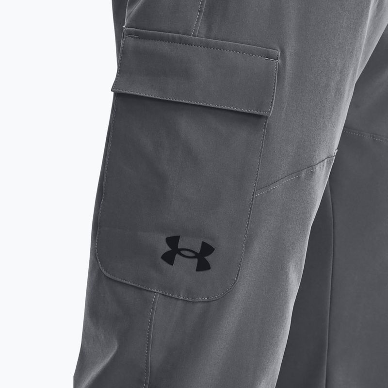 Мъжки панталони Under Armour Stretch Woven Cargo pitch gray/black 4