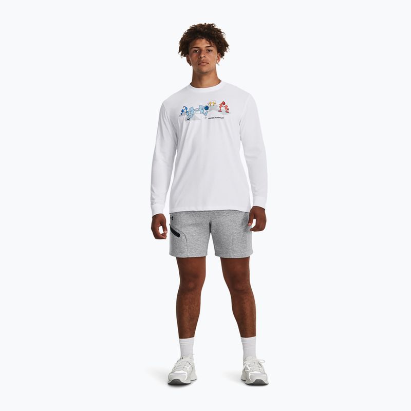 Мъжки шорти за тренировка Under Armour Unstoppable Fleece mod grey/black 2