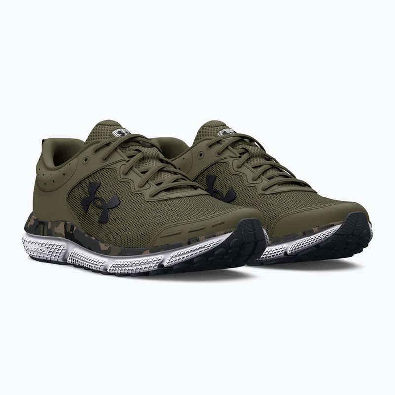 Under Armour Charged Assert 10 Camo marine мъжки обувки за бягане от green/marine от green/black 3