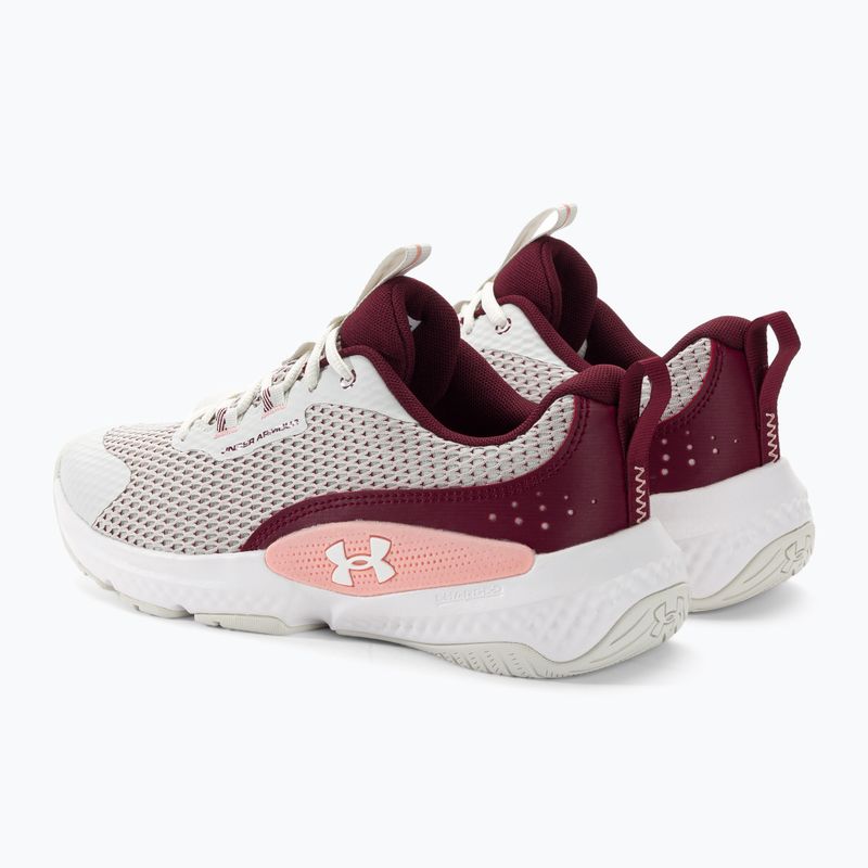 Дамски обувки за тренировка Under Armour W Dynamic Select white clay/deep red/white 3