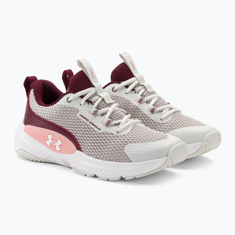 Дамски обувки за тренировка Under Armour W Dynamic Select white clay/deep red/white 4