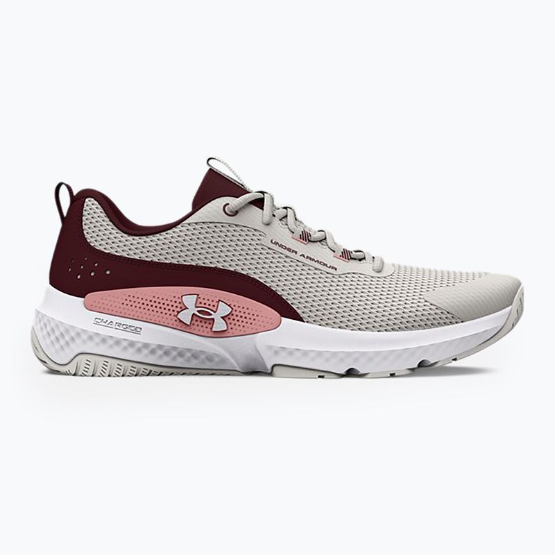 Дамски обувки за тренировка Under Armour W Dynamic Select white clay/deep red/white 7