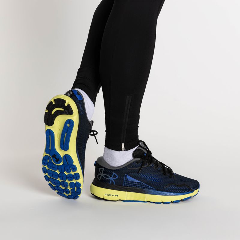 Under Armour Hovr Infinite 5 черни/сини мъжки обувки за бягане 3