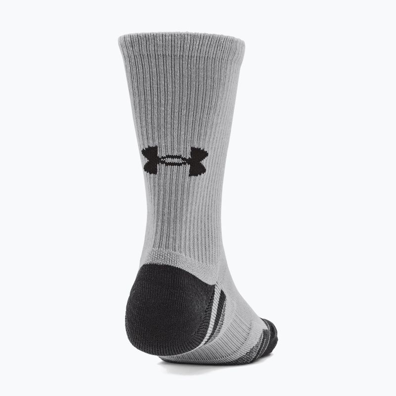 Under Armour Performance Tech 3pk Crew mod сиви/бели/струйни чорапи 13