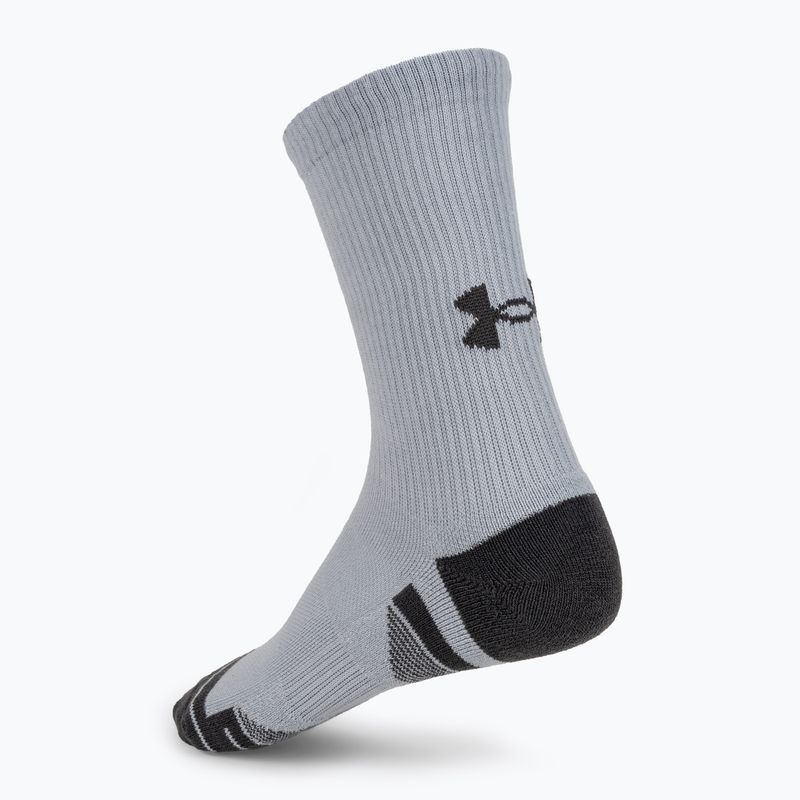 Under Armour Performance Tech 3pk Crew mod сиви/бели/струйни чорапи 3