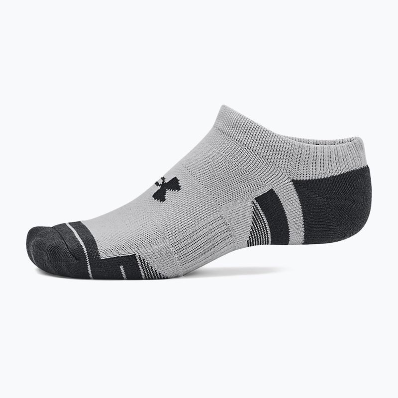 Чорапи Under Armour Performance Tech 3pk NS mod gray/white/jet gray 3