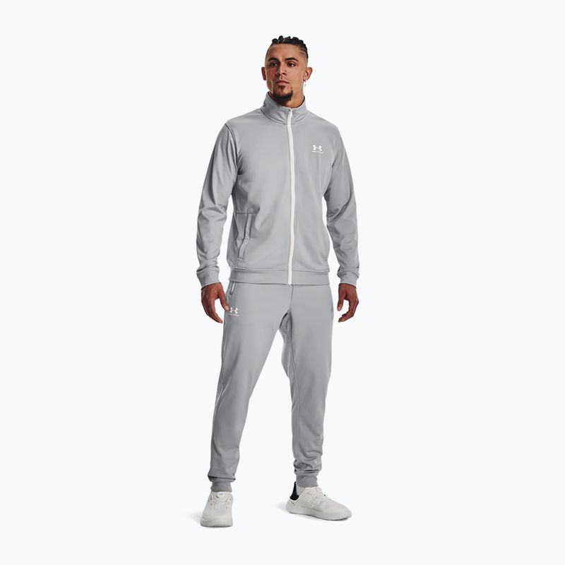 Мъжки суитшърт Under Armour Sportstyle Tricot mod grey/white 2